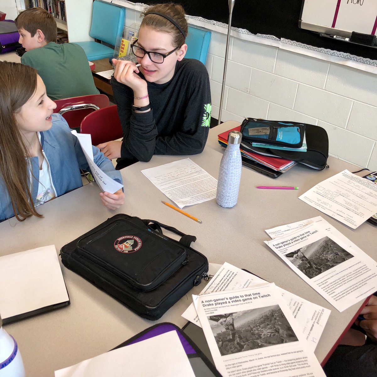 All smiles when we’re able to discuss Fortnite #newsela #noticeandnote #engagesms #engage109