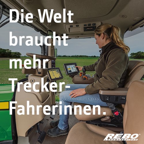 Frauen auf die Trecker! Los!