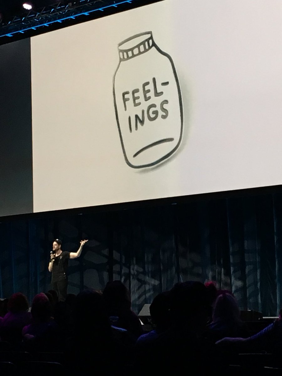OneBlackDesign's tweet photo. RT _katie_lane: Thank you, thank you, thank you adamjk for such a fantastic keynote this morning at #HOWLive!! ❤️🧡💛💚💙💜 https://t.co/D8IQ2Oft1M #howbrand