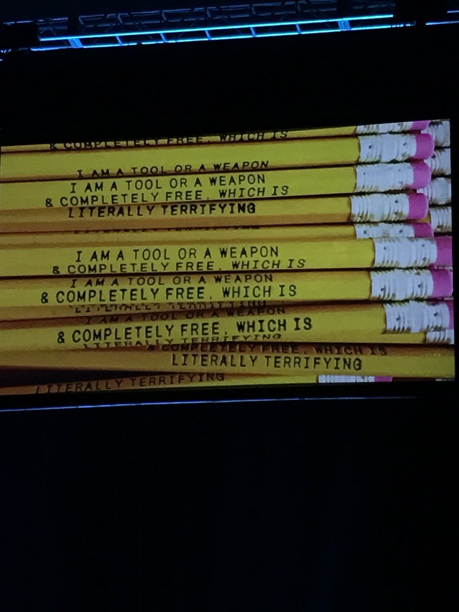 OneBlackDesign's tweet photo. RT _katie_lane: Thank you, thank you, thank you adamjk for such a fantastic keynote this morning at #HOWLive!! ❤️🧡💛💚💙💜 https://t.co/D8IQ2Oft1M #howbrand