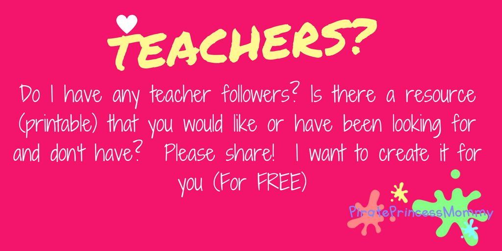 PiratePrinMommy's tweet photo. #Teachers #teachersmatter #teacherlife #printables #freeprintables https://t.co/l9FnMQ8942