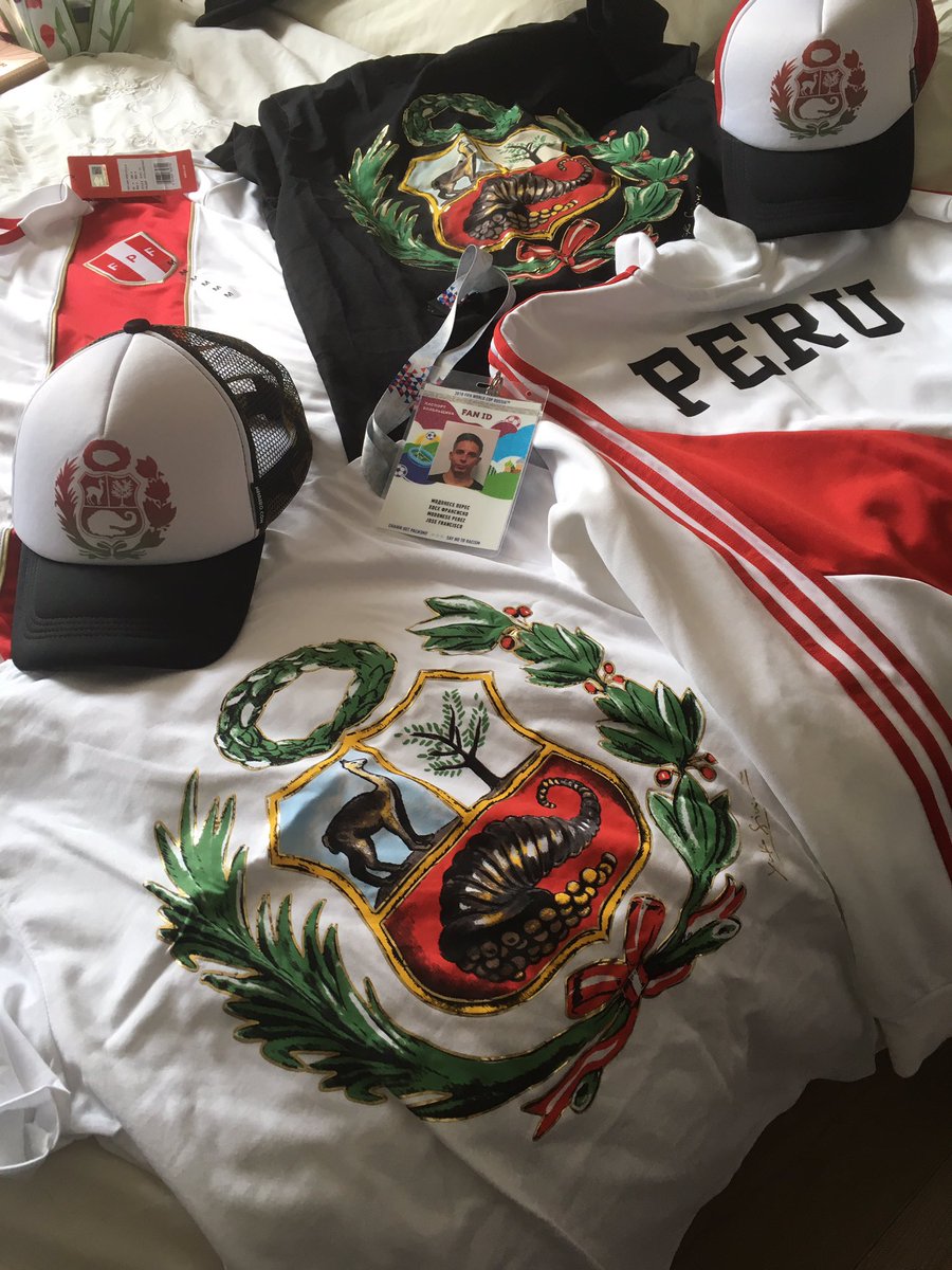 jfmodonese's tweet photo. Almost ready for the #WorldCup #Russia2018 to support my team #Peru #FifaWorldCup2018 can't wait!! 😬#fpf #contigoperú https://t.co/xfS7Z14F5j