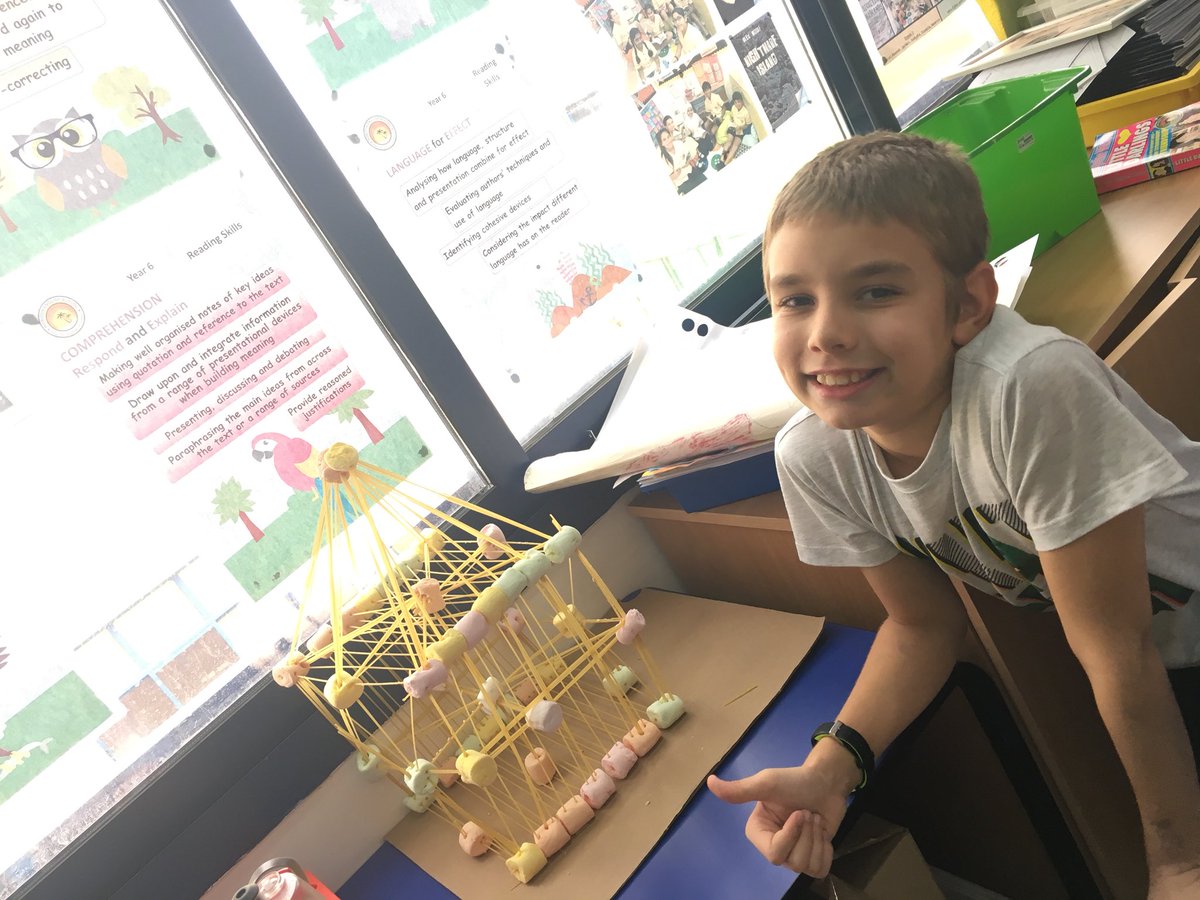 Horizon_Year6's tweet photo. Amazing efforts in the tremendous tower competition from our talented architects in 6L! #ProjectMaths @Horizon_Maths Well done to these stars of the week! https://t.co/OgYv4vG9jG