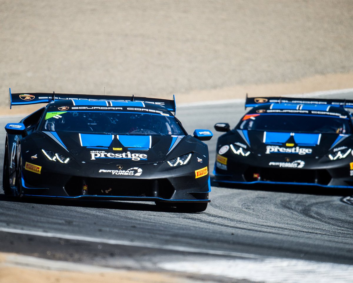 PrestigePerfCtr's tweet photo. A little throwback on this Thursday. Twice the bull = twice the Squadra Corse power.
#PrestigePerformance #PrestigePerfCtr #Lamborghini #LamborghiniSquadraCorse #LamborghiniParamus #SuperTrofeo #racing https://t.co/VWe7ibeuD0