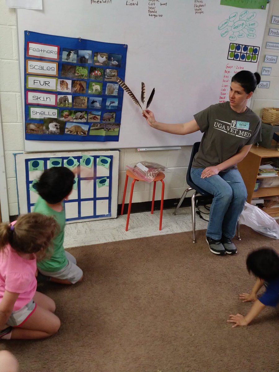 mollykcollier's tweet photo. We loved learning more about animal skin and special tools that veternarians use. #skinproject #mvlittles #externalexpert https://t.co/bQFL7nl26R