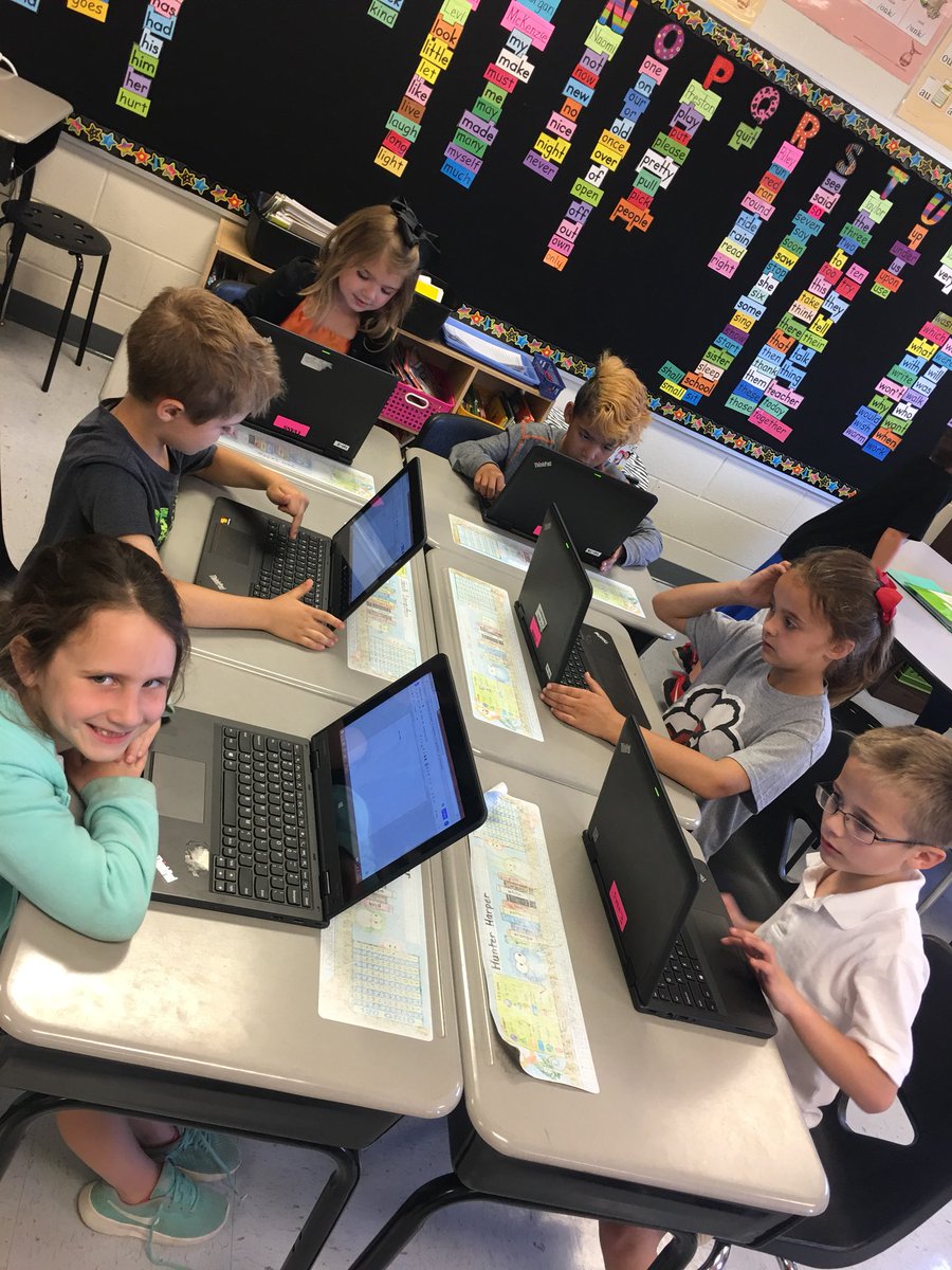 tkofke's tweet photo. Dr.Evans’ first graders getting into Google for the first time.  Way to go! 
@CatFlippen 
@gumspringselem 
@JCSchoolSystem https://t.co/LHULcudpbT