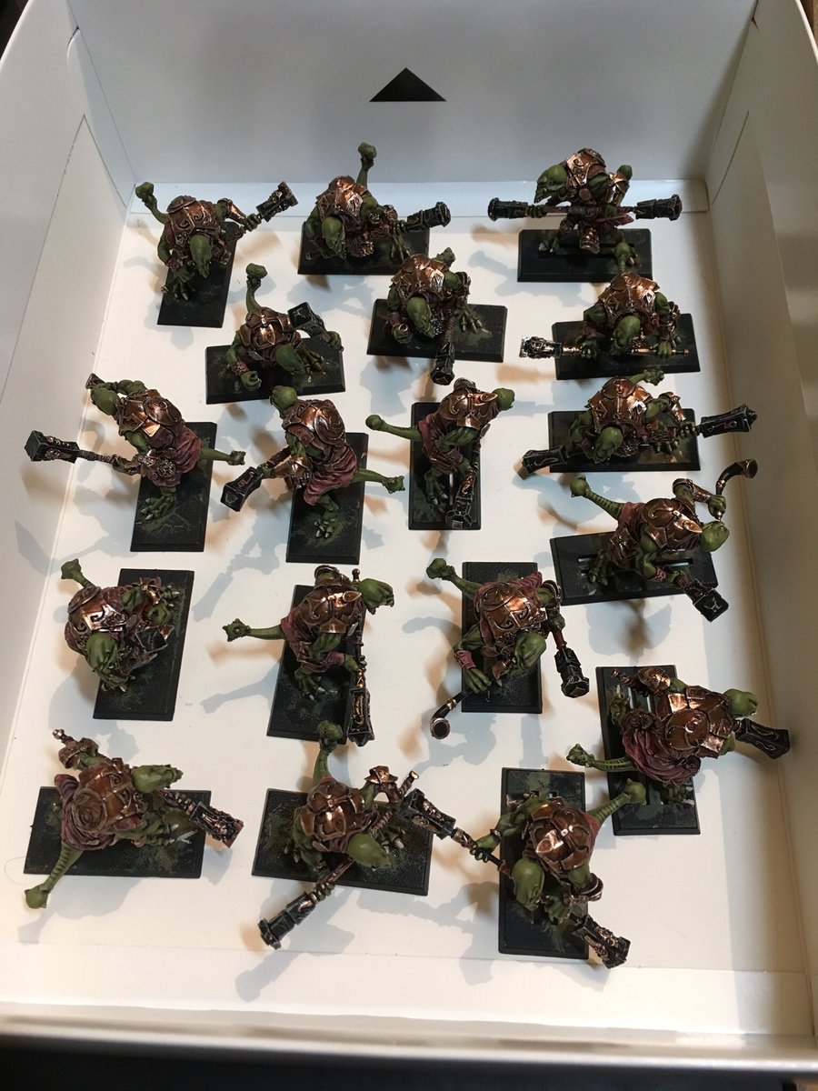 Binx_Paints's tweet photo. @ElementGames_ #elementwip 18 Fimir almost done, just the bases to go https://t.co/9cnn9uZzyD