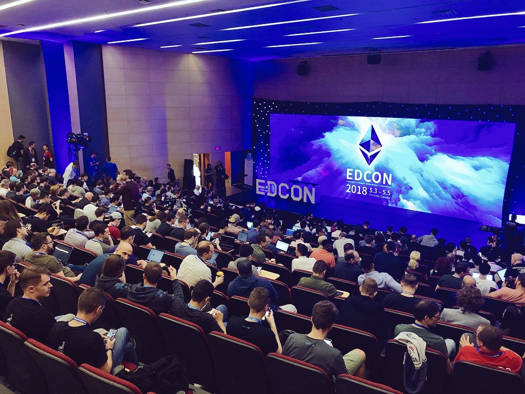ethereumJoseph's tweet photo. Kicking off day one of #EdCon in Toronto. Such an awesome lineup of speakers and #Ethereum visionaries. https://t.co/tsfBXm3EeL