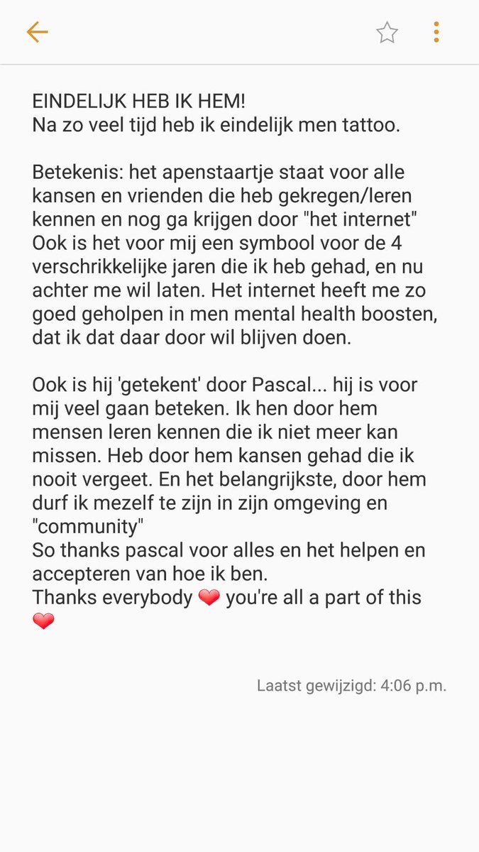 FemmieAlt's tweet photo. so here it is... thanks everyone, but especially @ItzSyntrax 
(groote uitleg van de tattoo staat in de fotos!)

https://t.co/wbpARHreGn https://t.co/J18Gbjj8P6