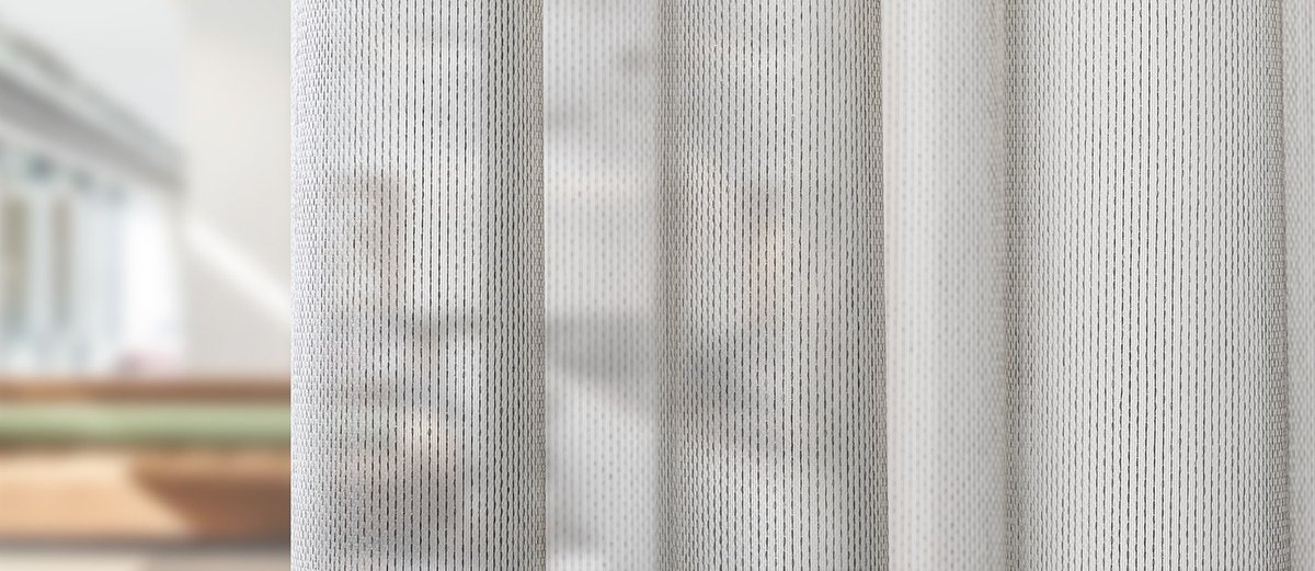 Vescom's tweet photo. We just expanded our collection with 2 brand #new #transparent, #acoustic #curtain #fabrics! Both fabrics are so light and #translucent that they connect, rather than divide, space. Learn more: https://t.co/QpUC7dCGgC   #innovation #new #introduction https://t.co/qxis8ES60U