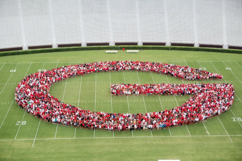 In 2014, we welcomed the Class of 2018 to UGA at Freshman Welcome. Tomorrow, they return to Sanford Stadium to become alumni. Congrats, #UGA18! #TBT
