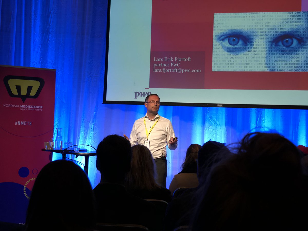 PwC Norge (@pwc_no) on Twitter photo #GDPR er ikke noe Brüssel har funnet på for pengene sin skyld. Det er mye å hente for både virksomheter og forbrukere, sier PwC-rådgiver Lars Erik Fjørtoft på <a href="/mediedager/">Nordiske Mediedager</a> #GDPR er ikke noe Brüssel har funnet på for pengene sin skyld. Det er mye å hente for både virksomheter og forbrukere, sier PwC-rådgiver Lars Erik Fjørtoft på <a href="/mediedager/">Nordiske Mediedager</a>