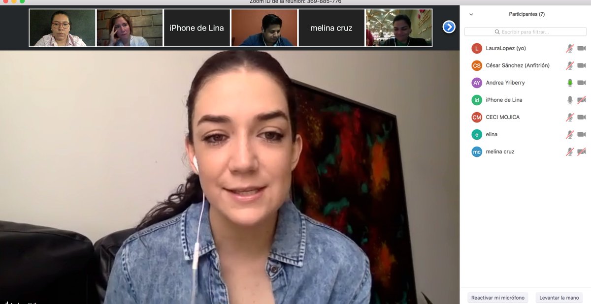 lauralopvaz's tweet photo. Iniciando el día con videollamada para impulsar a la mujer en el sistema emprendedor: México - Bolivia - Brasil - Colombia #GirlPower #ImpactHub #ScalingProgram https://t.co/jsXk7eLdfS