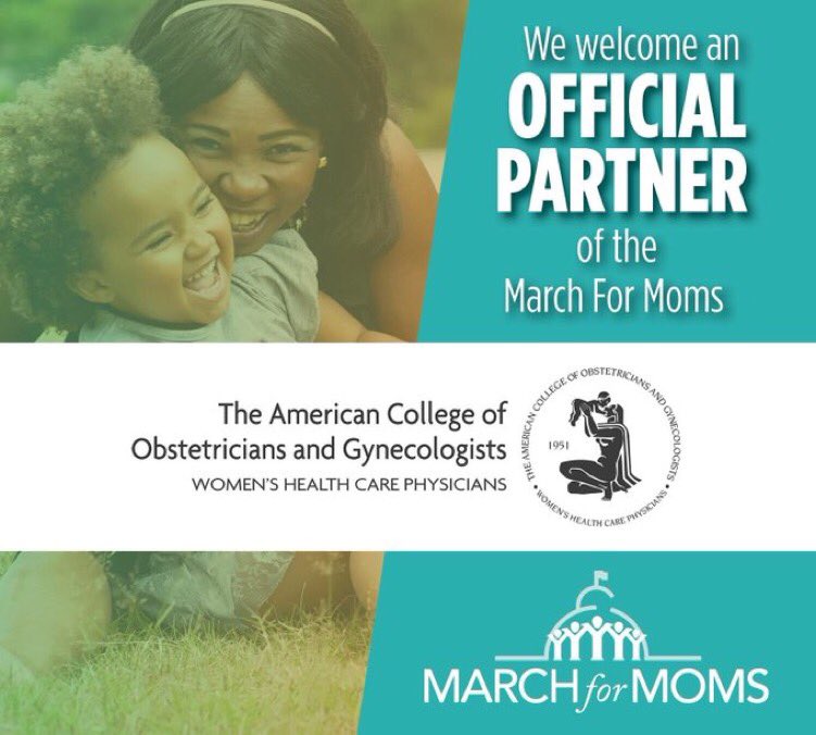 acog's tweet photo. This Sunday, thousands will gather in DC and in cities and towns across the country to make their voices heard with one unifying message: We can and must do better for American families. #MarchForMoms
https://t.co/ZGraPmtaSH https://t.co/daSvfCFT75