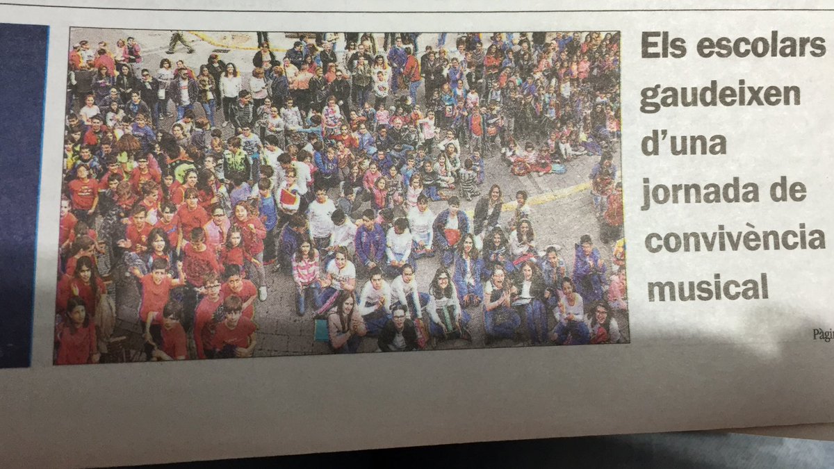 Musicaalesaules's tweet photo. Publicamos noticia de #Musiqueando2018 en el periódico de #Jijona #Xixona @coaemcoaem @musiqueando #yosoydemusica #nosimportalamusica https://t.co/6KS0lUpTSB