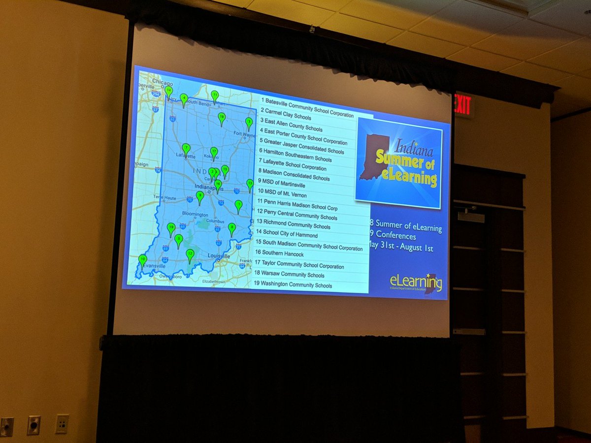 smallindiana's tweet image. @candicedodson &amp;amp; @jbailey626 showing off the #summerofelearning map!  Check out information about @AppleMania2018 #applemaniacs #inelearn youtu.be/JPpFxTEDV88