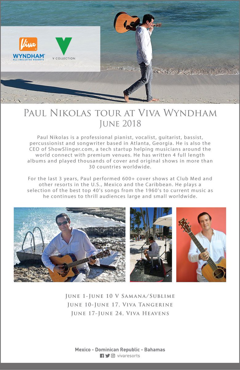 Come check out the tour June 1-24 at Viva Wyndham resorts in #DominicanRepublic. It's a great, affordable vacation. You know you want it!