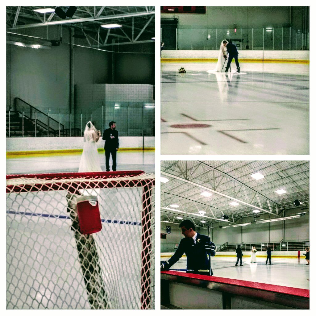 GriffsGTown's tweet photo. It's always a great day when a bridal couple asks to get a few wedding pictures at our rink before their wedding!
#therinksmellslikeflowers #anicechangefromtheusualhockeysmell #HudsonvilleMI #georgetowntownship #weddingpicturesattherink https://t.co/hKOk79NoxQ