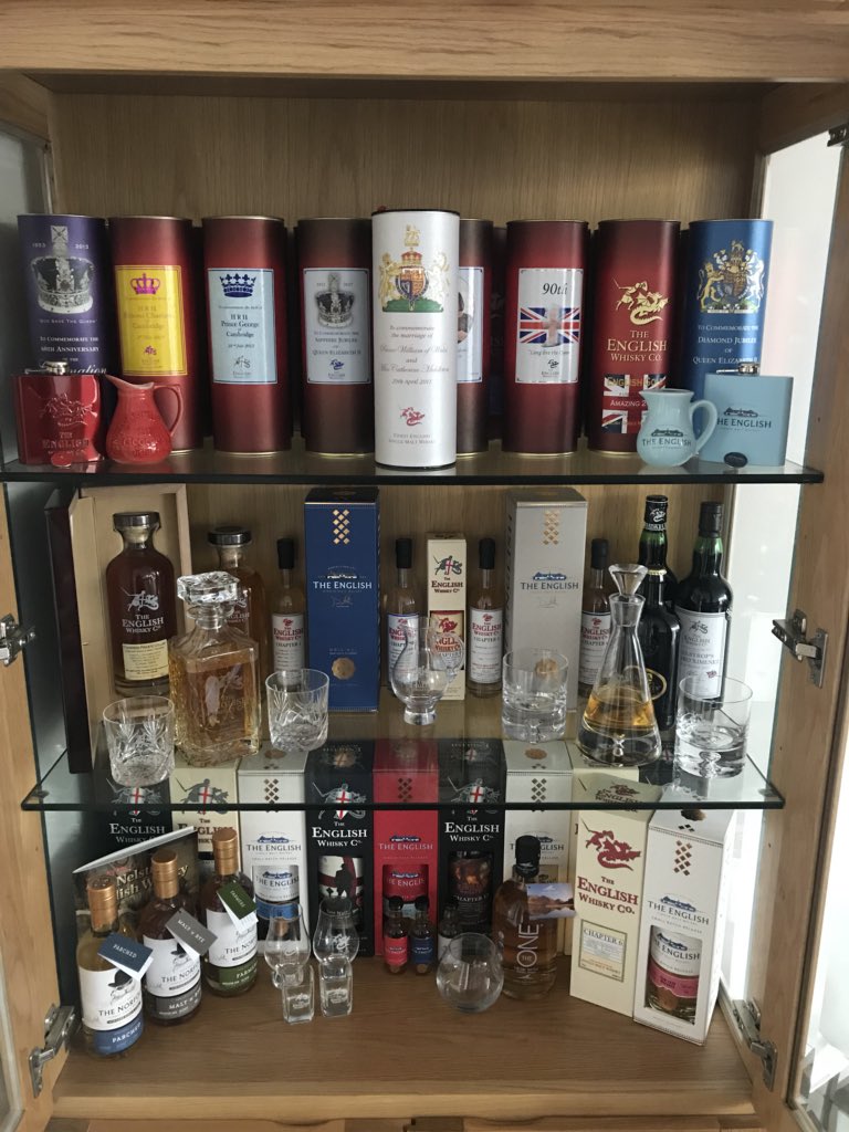 burris01's tweet photo. @englishwhisky  The collection is growing #17chapters #3TheNorfolk #8royals and a few specials. 43 in total just keeps getting bigger!! https://t.co/5yMIVDeJY2