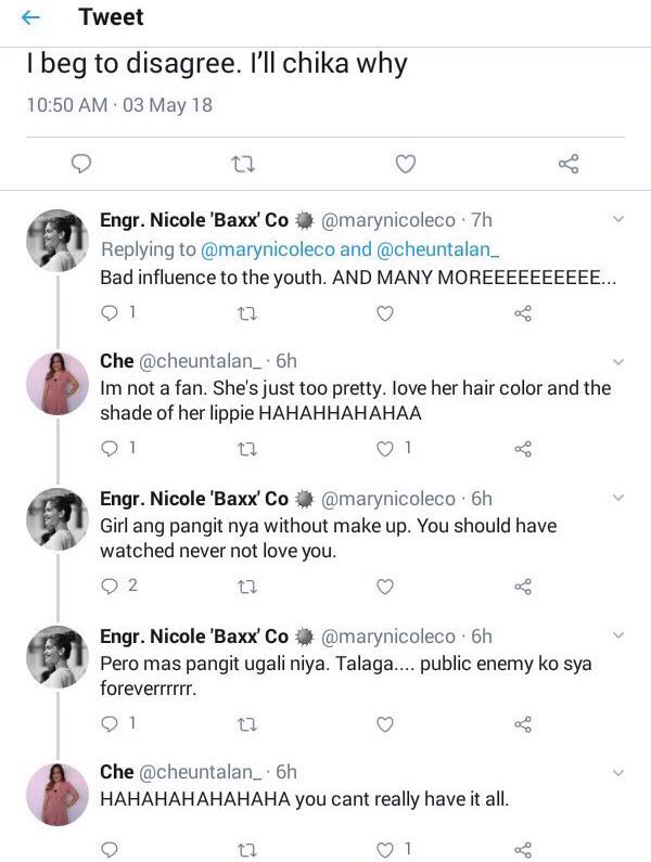 Mrs_KFerrer's tweet photo. How can you be an advocate for clean fun and even accepts prayer request when your heart is full of hate. I’m also wondering how you qualified as one of #MutyaHongButuan2018 candidates when you are so arrogant and disrespectful.  @marynicoleco https://t.co/VGWkGKfuxh