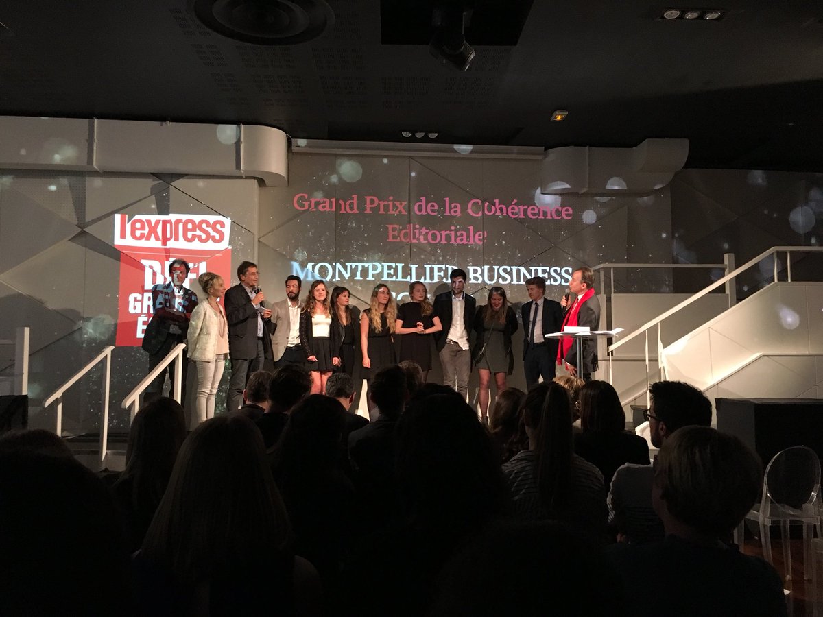 Très beau prix de la cohérence éditoriale pour <a href="/Lexpressivembs/">L'Expressive</a> ! On a hâte de lire votre supplément 😍🎉 #DefiLExpress