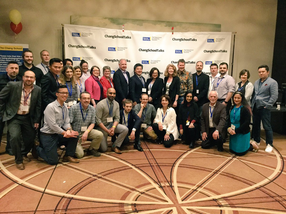ChangTalks's tweet image. That&apos;s a wrap! GO #ChangSchool #DES team and all the amazing #KeynoteSpeakers! #ChangSchoolTalks #Ryerson #Toronto #SeriousGames