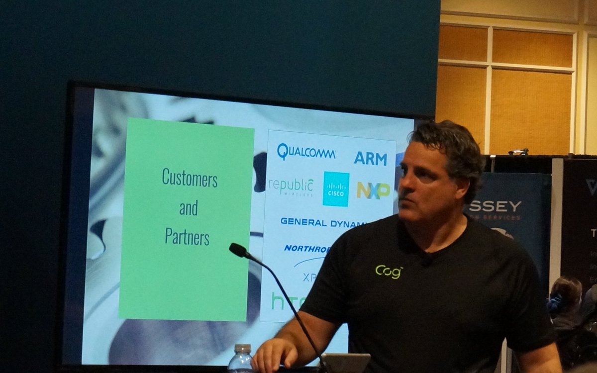 skovsky's tweet photo. Modular Approach = Reduced Attack Surface -- Carl Nerup @WstMtn  @cogsystems   #IoT security approach to the @interop  crowd https://t.co/ue4BnTi4yz