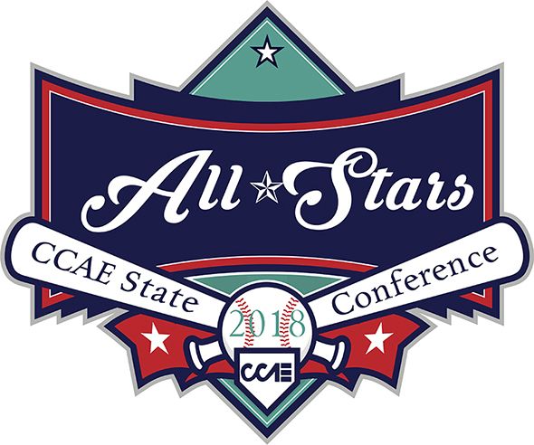 CCAEState's tweet photo. We're excited to knock our 2018 CCAE State Conference out of the park! Thanks to @aztecsoftware for sponsoring tonight's Presidents' Reception. #CCAEAllStars #adultedu https://t.co/2VKi4ip5rq