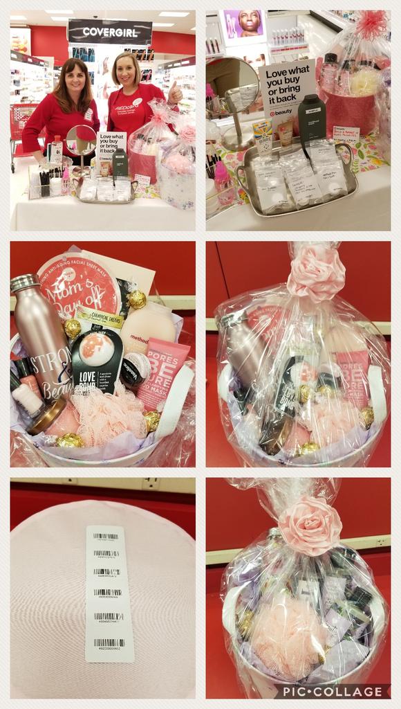 It's going to be a beauty-ful weekend at 1946! Prepping for this weekend's education &amp; sampling event while helping guests build Beauty Baskets! LOVING these Target finds for an unbelievable basket deal at $35! Add a card and a Bouquet to really make her Mother's Day!!!