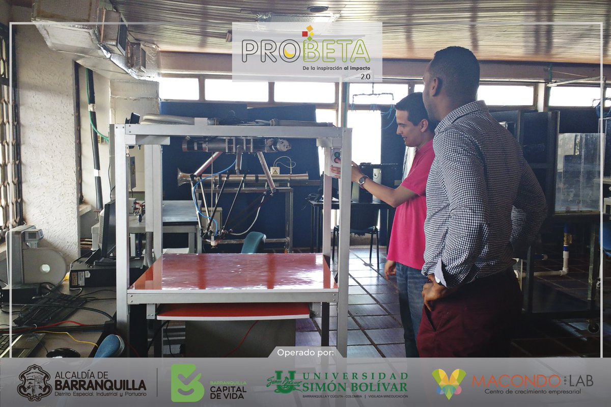 MacondoLab's tweet photo. Dos de nuestras empresas de #PROBETA en compañía de nuestro equipo de mentores. ¡Juntos impactando la Región!
#PhyCore #RobotDeltaZeus 
@DesEconomicoBAQ #ConocimientoConPropósito https://t.co/AZXPQu0fU4