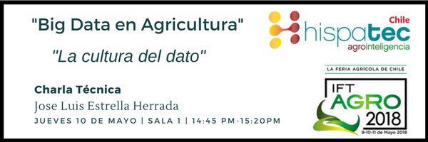 extendachile's tweet photo. Durante la celebración de la @IFTagro algunas empresas andaluzas desarrollarán una serie de #conferencias de tipo técnico en los diversos temas en los que son expertos. Una de ellas será @HispatecAGRO. No te la pierdas! https://t.co/Mv3AJKWIIr