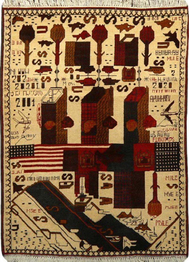 18) As a result, the original 9/11 rug has slowly turned into rugs like this: