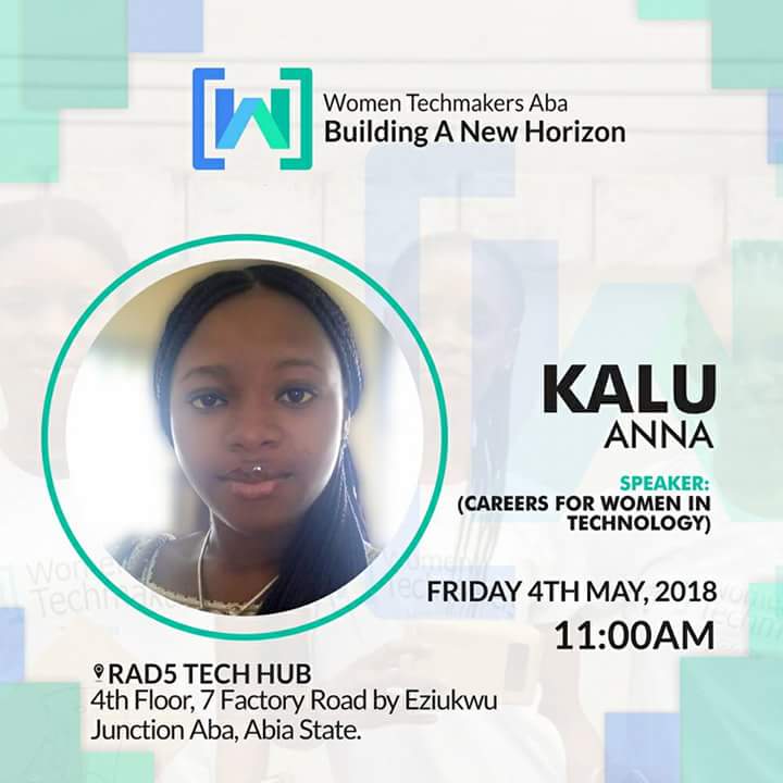 gdg_aba's tweet photo. We can't wait to receive you tomorrow by 11am prompt at @rad5tech as we celebrate #WTM18 Building A New Horizon.

Swags are available. 

#FewHours2Go @naco_john @aniediudo @Olaiw0la @KindnessOsumgba @uguru_igwe https://t.co/T3saqWCbuT