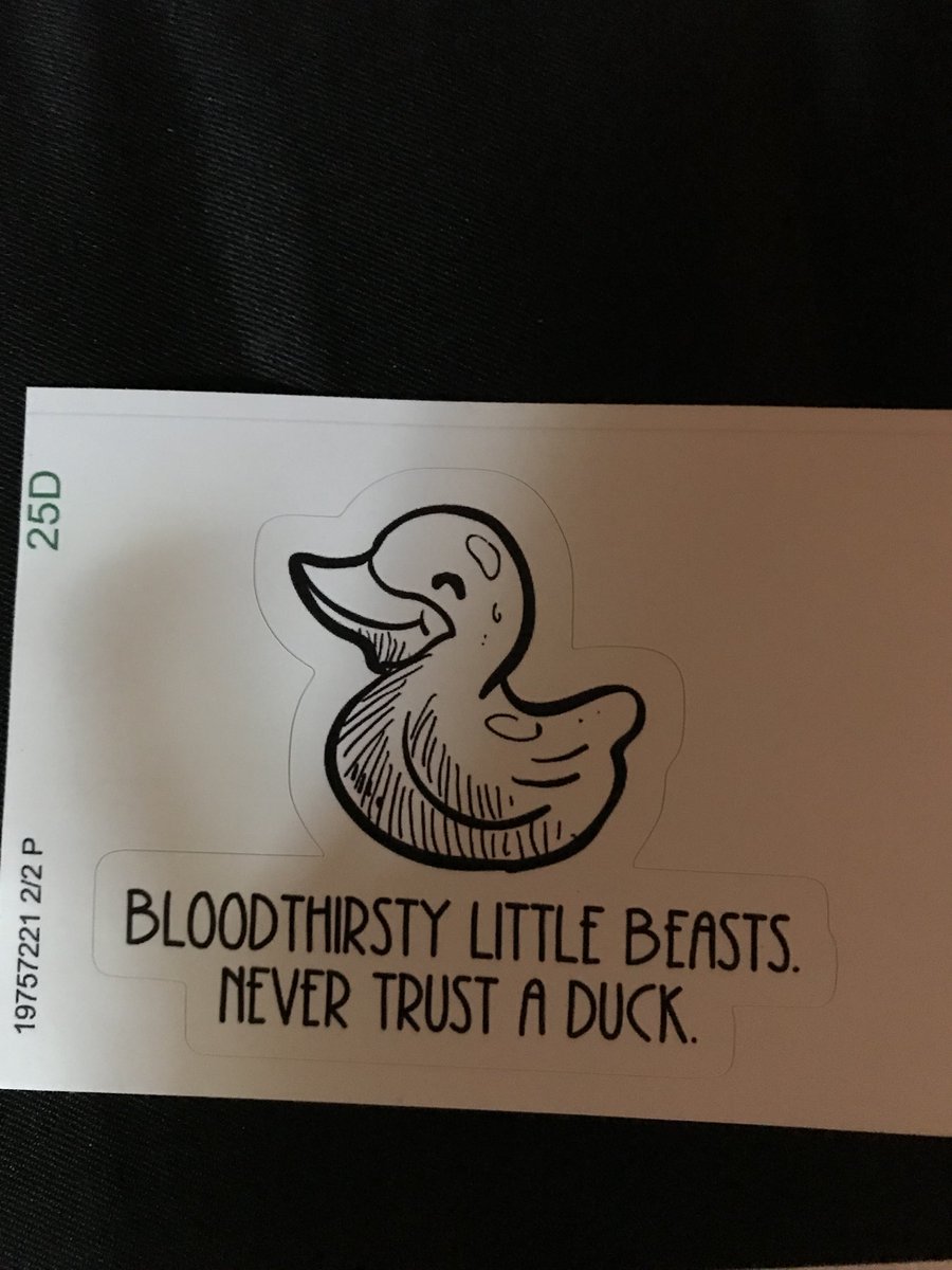 CaseesMalec's tweet photo. My stickers I got off @redbubble #Shadowhunters #malec #nevertrustaduck https://t.co/qFvw9AopKm
