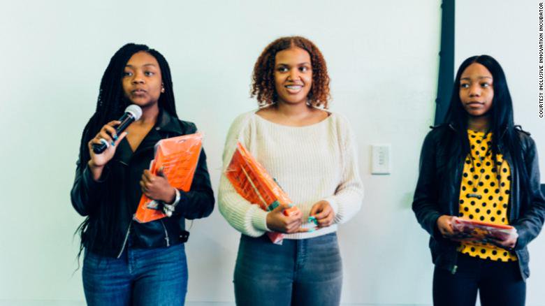 CNN's tweet photo. They were the only all-female, all-black team in a NASA science competition. Then came the trolls. https://t.co/GbgHQd1Hyo https://t.co/Ih693VD07e