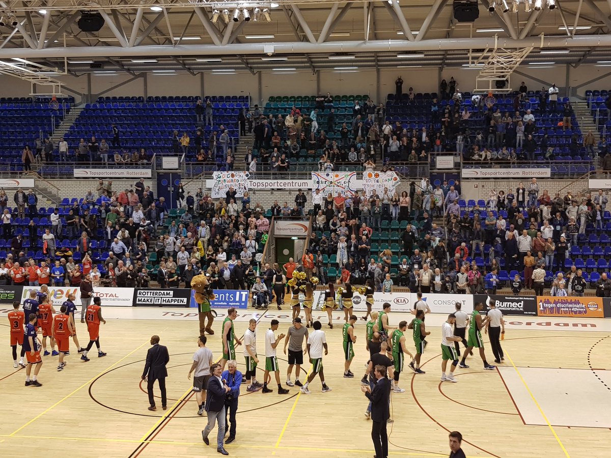 EventsIT's tweet image. Rotterdam Basketbal wint na overtime van New Heroes Den Bosch ! Super spannend. A.s. zaterdag 3e wedstrijd in Den Bosch!