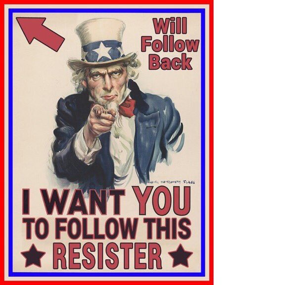 TheFinalTsunami's tweet photo. Uniting With My Fellow #Resistance!💙
We are #StrongerTogether!🌊
#FollowMe ❤️ #RT
#FBResistance #FBR #FBRParty #FollowBackResistance #IFB #Ω #UniteBlue #FTFB #FBRHour #OPResistance #OPBlueWave #ScientistsResist #GeeksResist #RebelScum #BlueWave #TeamFollowBack #FollowTrain https://t.co/juw10afA7V