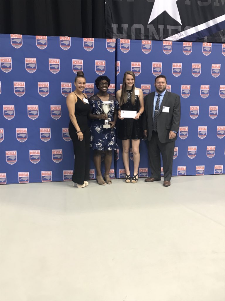 Congratulations to the 2017-18 Commissioner Cup Winners! <a href="/CvHSABC/">Cleveland Rams Athletics</a> <a href="/NHHS_Knights/">NHHS Athletics</a> <a href="/garnertrojans/">Garner Trojans</a> <a href="/hrhsbulls/">Hickory Ridge Ragin’ Bulls 🤘🏻</a>! Great community service projects! #NCHSAA