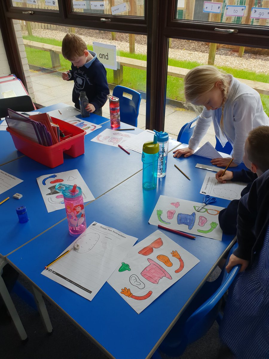 MrsParryGPS's tweet photo. @GPSYear1 Y1 - following their own algorithms to create a Mr Potato Head #computingprogramming #gpscomputing https://t.co/UfZBAnWAof