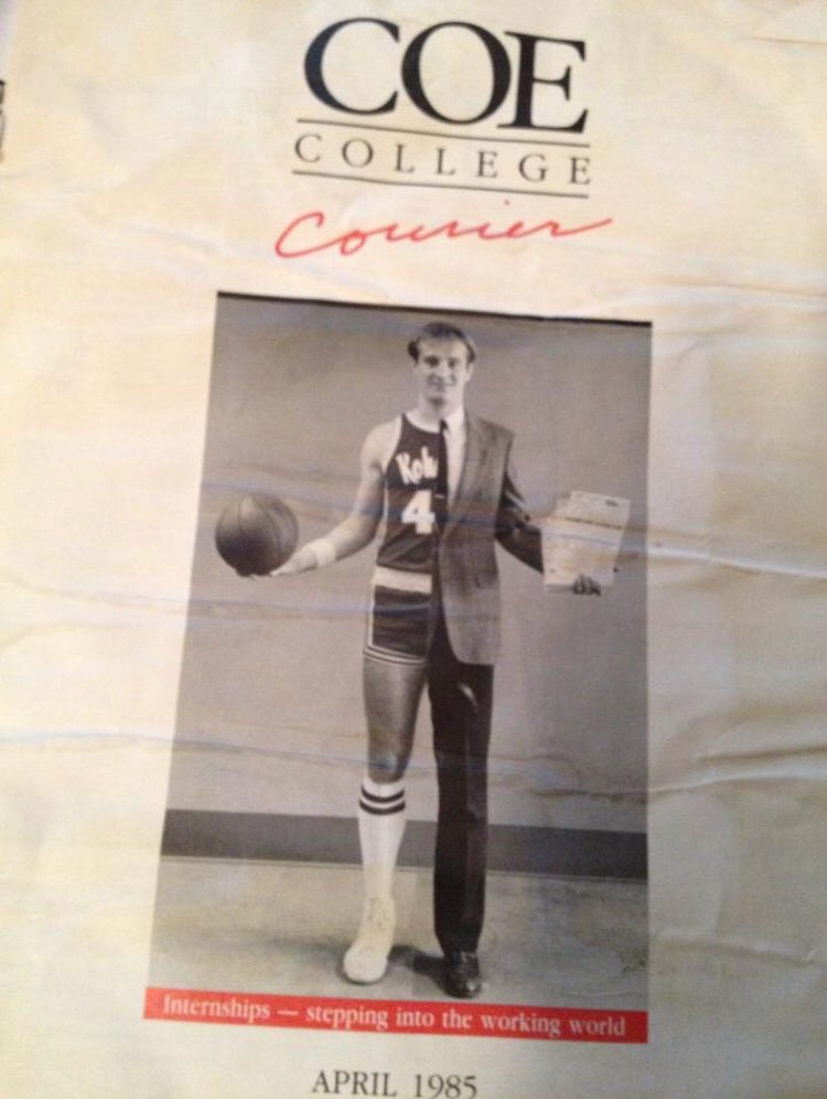rposs1's tweet photo. Happy Bithday Ob!!  A remembrance of the good old days when the socks were longer than the shorts!       @danob42  @CoeCollegeHoops    @CoeAlumni https://t.co/6kfgqmyhVV