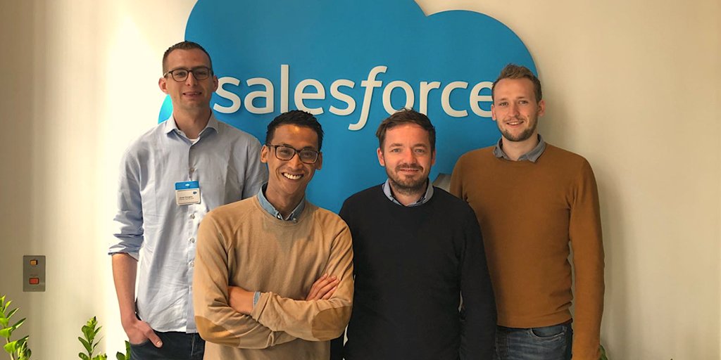 storm_digital's tweet photo. Fantastisch nieuws! We lanceren deze week het partnership met Salesforce. Vier van onze consultants zijn vandaag officieel gecertificeerd. Daarmee helpen we je vanaf nu graag bij alle DMP implementaties en het management ervan! #digitalmarketing #stormdigital https://t.co/ByftyXeOt1