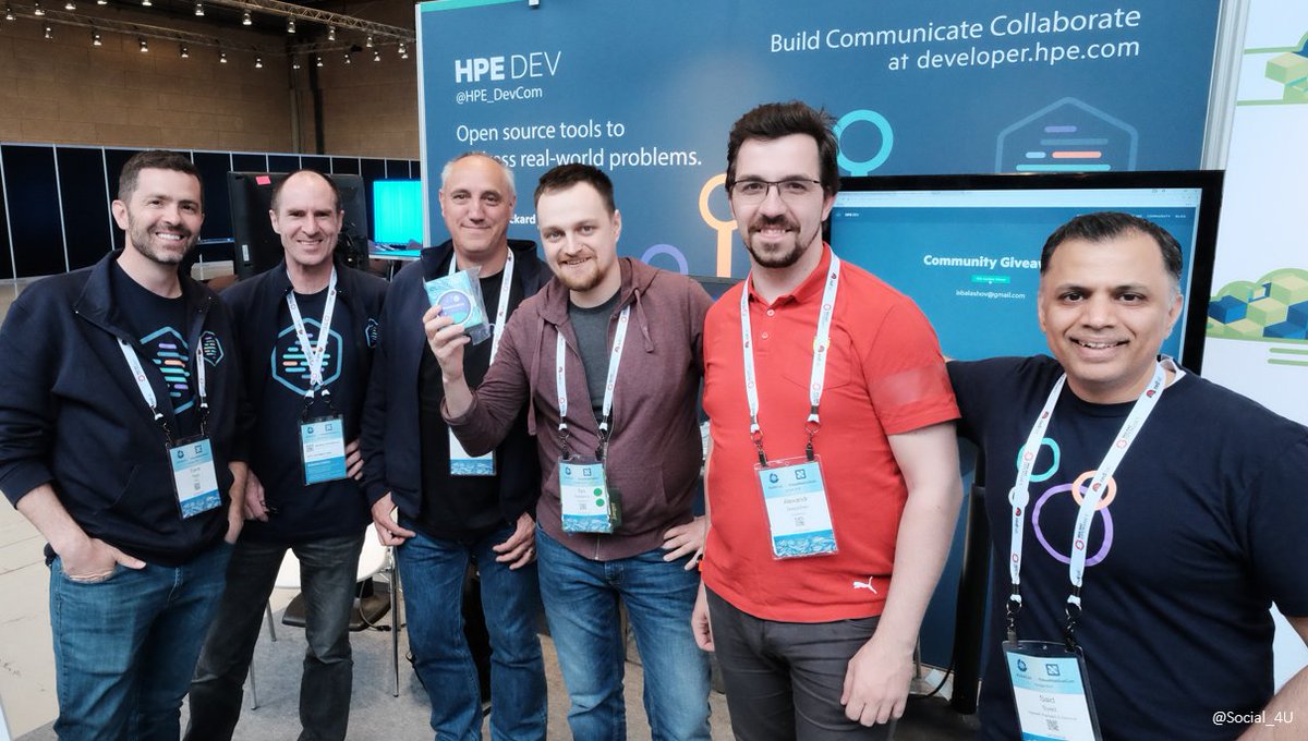 SBUCloud's tweet photo. And a New Winner at #Kubecon #HPEAtKubeCon @HPE_DevCom, come play again tomorrow, new prize for you... https://t.co/OPiQY9YawU