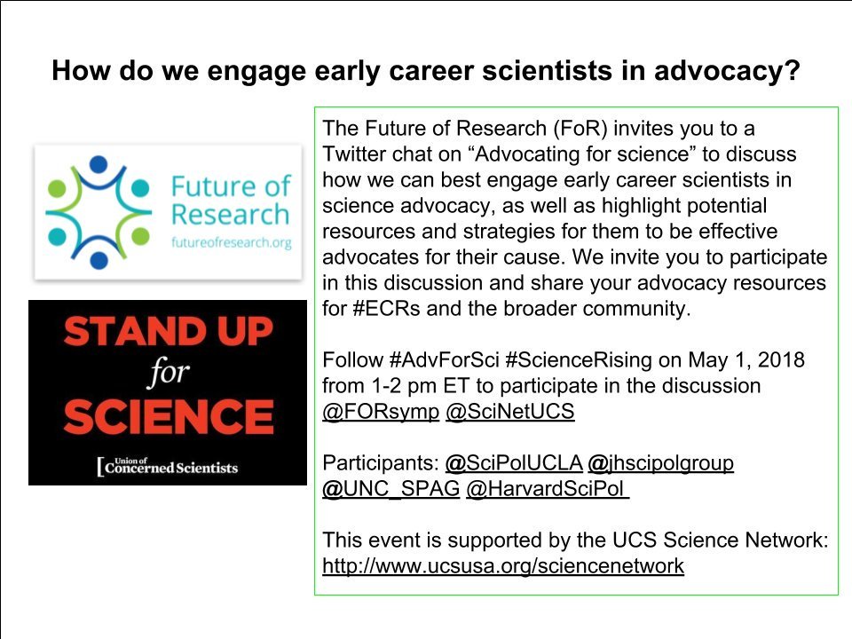 FORsymp's tweet photo. Engaging ECRs in advocating for science and scientists by @AdrianaBankston #AdvForSci https://t.co/Fb70IIGuOD https://t.co/sAjIu962Om