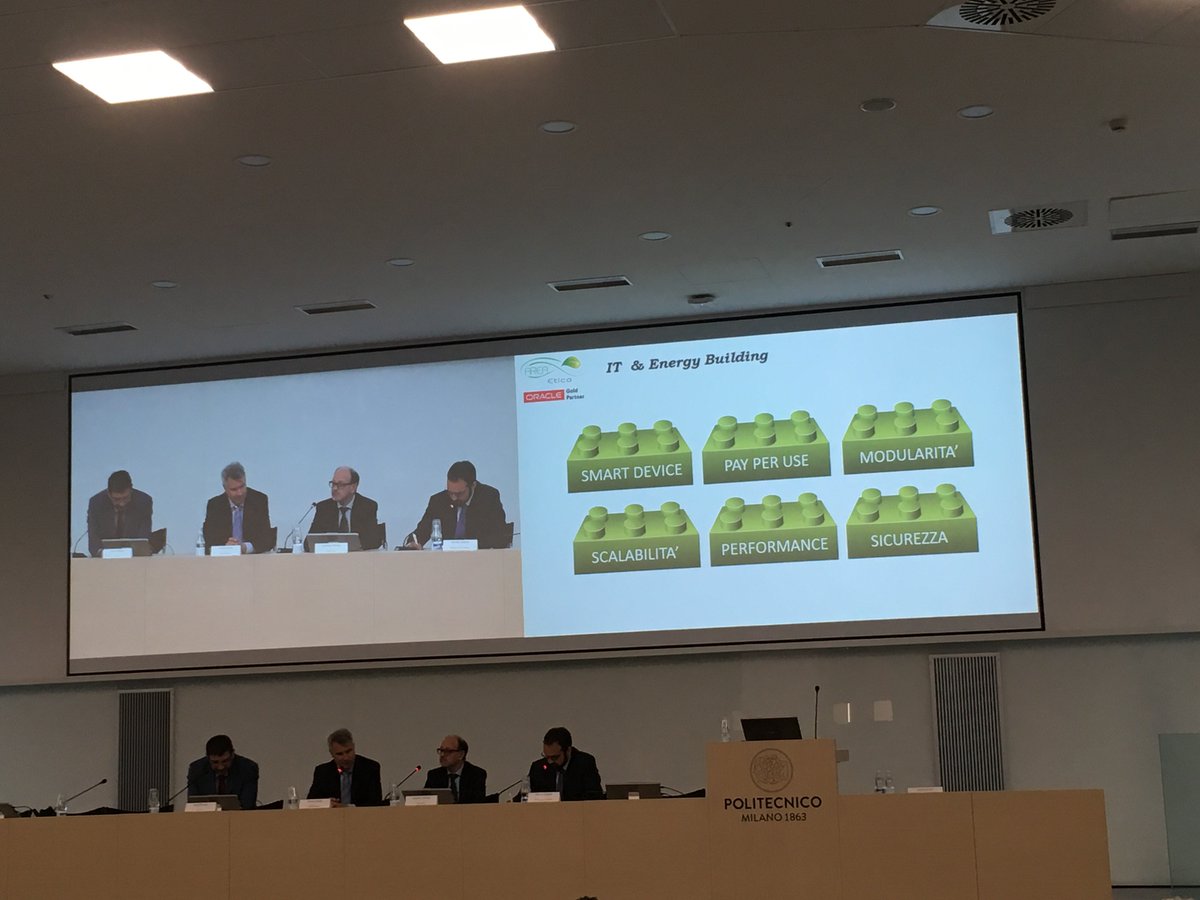 areaeticacom's tweet photo. Si parla di It e energy building #areaetica #treesolution @treesolu @areaeticacom @Oracle #eventoenergystrategy https://t.co/dUSxCF7aE8
