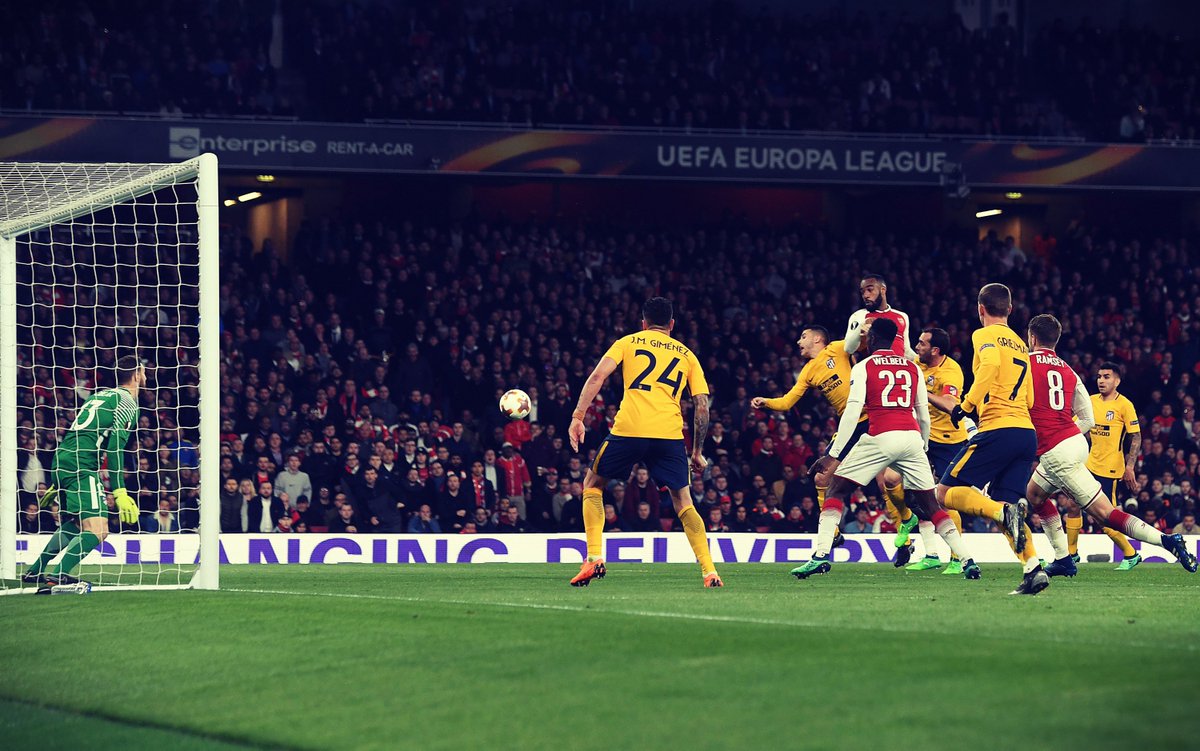 Arsenal's tweet photo. Let's have more moments like this tonight 💪

#ATLvAFC https://t.co/ZnGIIl4TKV