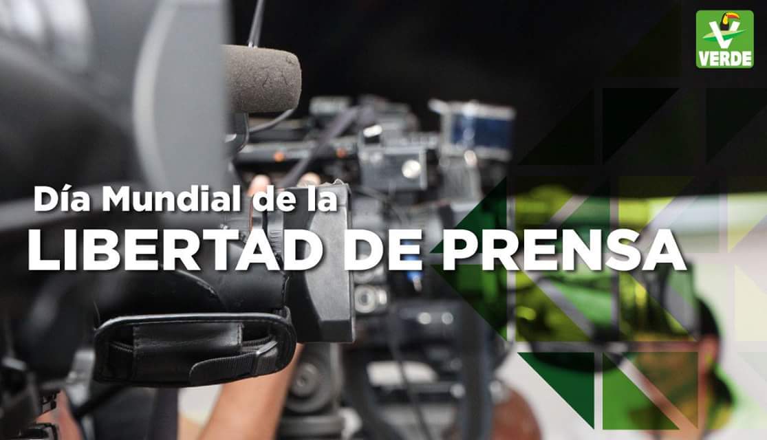 PartidoVerdeHXQ's tweet photo. En el marco del Día Mundial de la #LibertadDePrensa reiteramos nuestro compromiso por la seguridad e integridad de quienes mantienen a México informado. https://t.co/iQX2vAFjTe