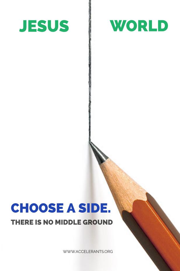 evangelnation's tweet photo. Those who already claim the "Christian" title must still decide whether they will allow the character of Christ to be rooted in them or if they will blend with the world,its rationale &amp; agendas. There is no straddling; it's either "yes" or "no" to God. #chooselife #chooseJesus https://t.co/BGDjWLuFZI