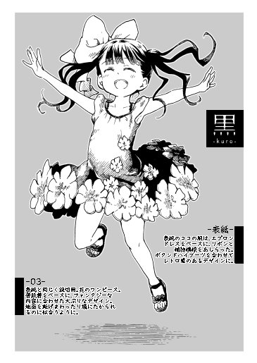 コピー本こんな感じでまだ制作中。B6サイズ12P。今までの商業・同人で出したものから気にいているデザインの服のイラスト本にしました。 