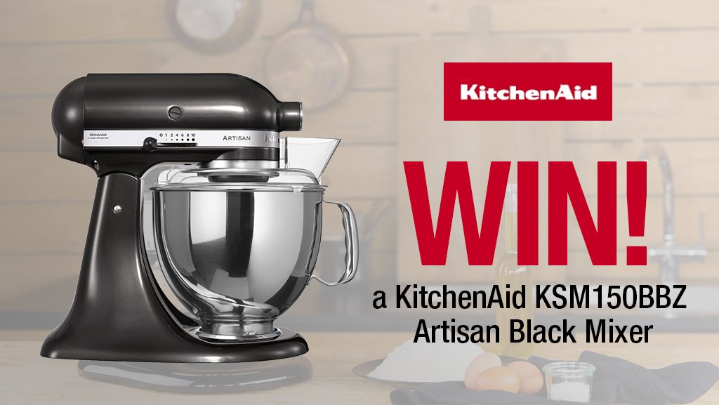 Enter our latest competition to #WIN a <a href="/KitchenAid_UK/">KitchenAid UK</a> KSM150BBZ Artisan Black Mixer!
Simply follow us <a href="/HughesDirect/">Hughes</a> &amp; RT 🍀🎁
Ends 09/05/18, Ts&amp;Cs apply - hughes.co.uk/competition-te…