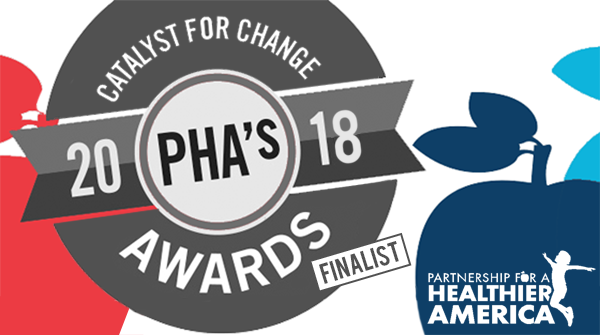 Congrats to fellow nominees @brighthorizons @MBUSA <a href="/McLaneCo/">McLane Company</a> <a href="/BrighterBites/">Brighter Bites</a> <a href="/OakwoodU/">Oakwood University</a> <a href="/FitnessFndn/">National Fitness Foundation</a> <a href="/OPENPhysEd/">OPEN Phys Ed</a> <a href="/Super_chefs/">Superchefs</a> <a href="/walkingclassrm/">Walking Classroom</a> 😍 Together, we’re making healthier options more accessible to American families! #PHASummit